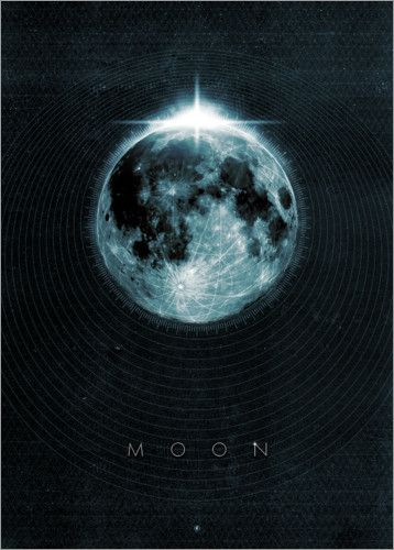 Poster Mond, La Luna