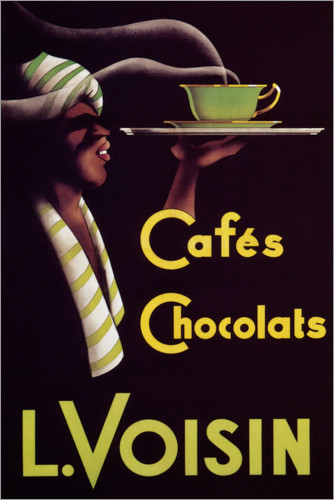 Poster Schokoladencafés (französisch)