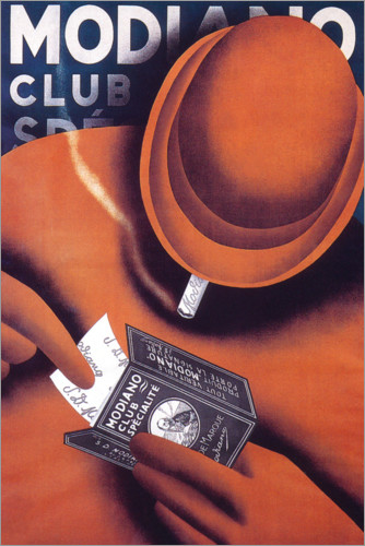 Poster Modiano (französisch)