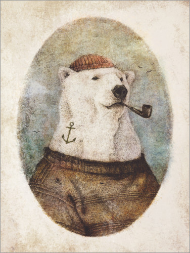 Poster Alter Seebär