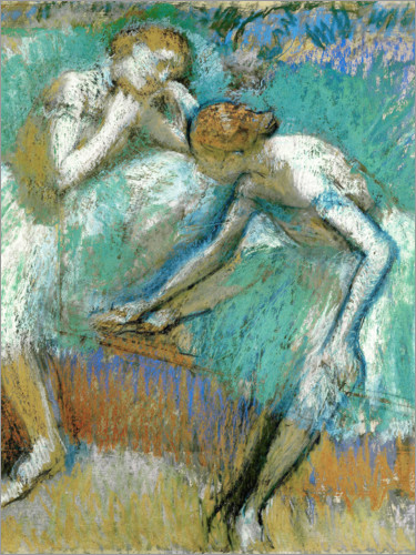 Poster Tänzerinnen in Grün