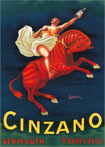 Poster Cinzano Vermouth Torino