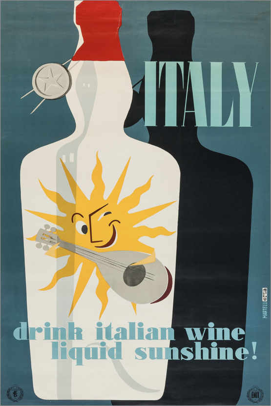 Poster Italienischer Wein