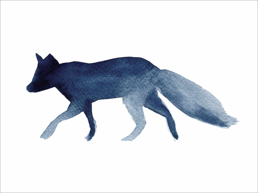 Poster Fuchs - Silhouette