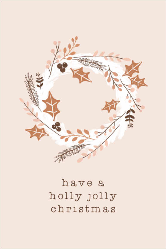 Poster Holly Jolly Christmas