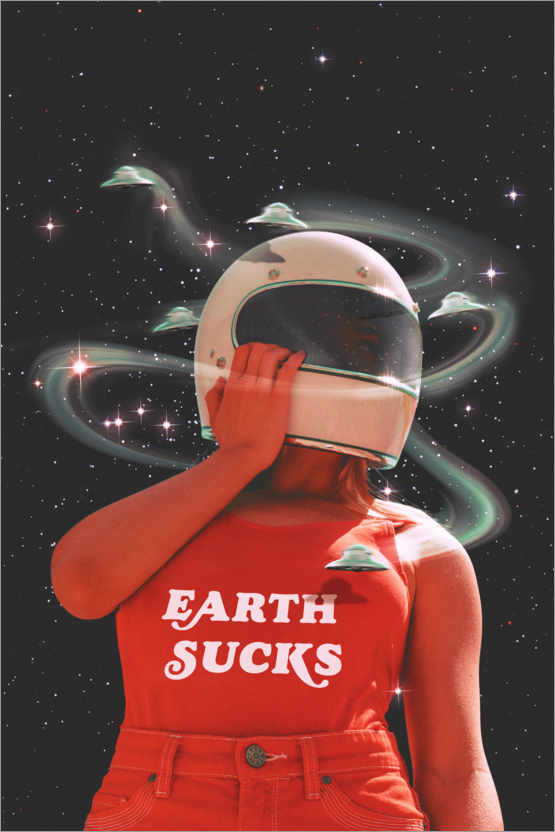 Poster Earth sucks