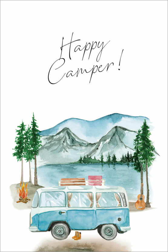Poster Happy Camper