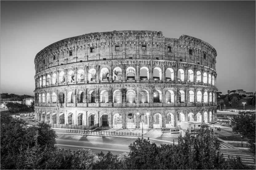 Poster Das Kolosseum in Rom, Italien