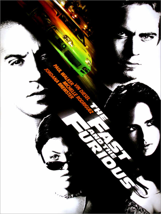 Poster The fast and the furious