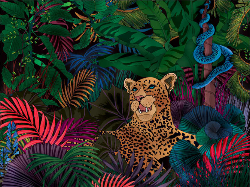 Poster Dschungelkreaturen