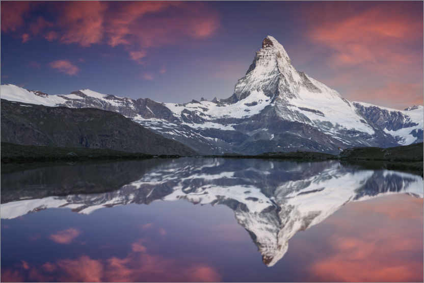 Poster Matterhorn Sonnenaufgang