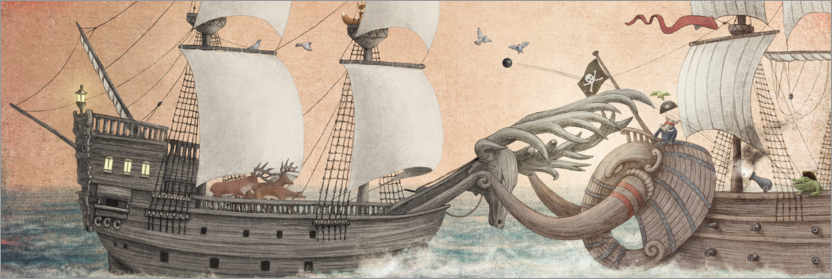 Poster Schlacht auf See