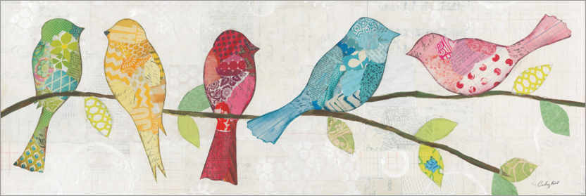 Poster Frühlingsvögel
