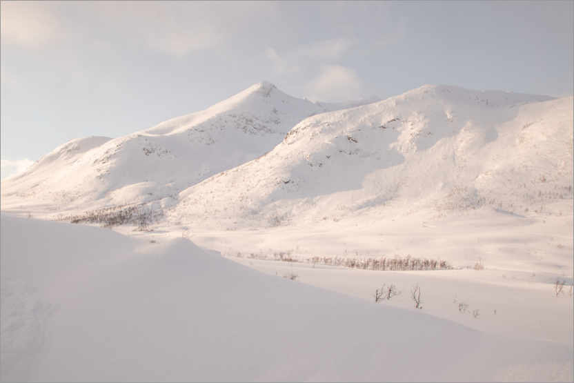 Poster Winterwunderland in Norwegen