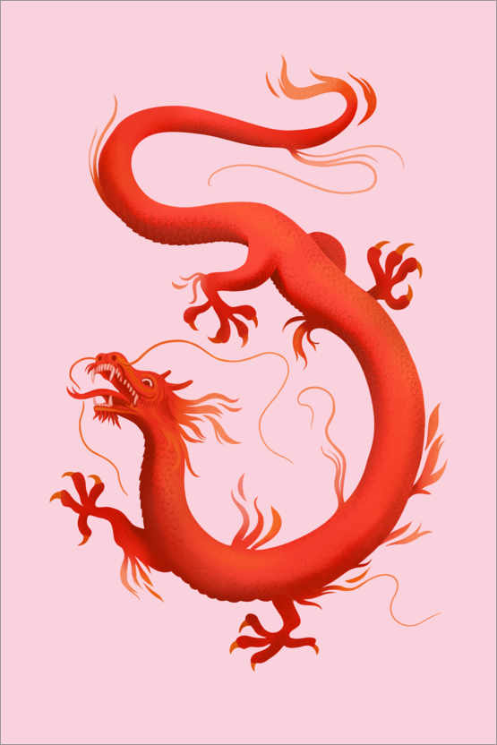 Poster Chinesischer Drache