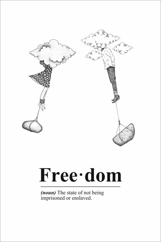 Poster Freedom Definition