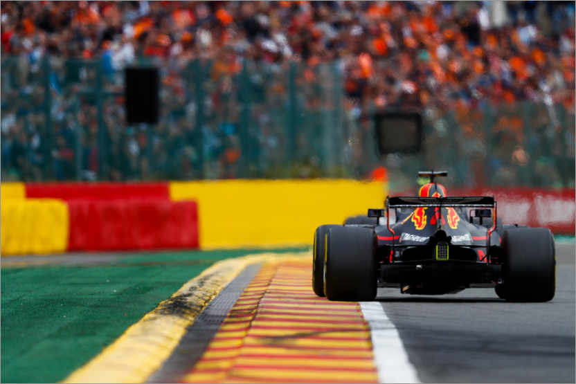 Poster Belgian GP: Max Verstappen, Formula 1, 2018