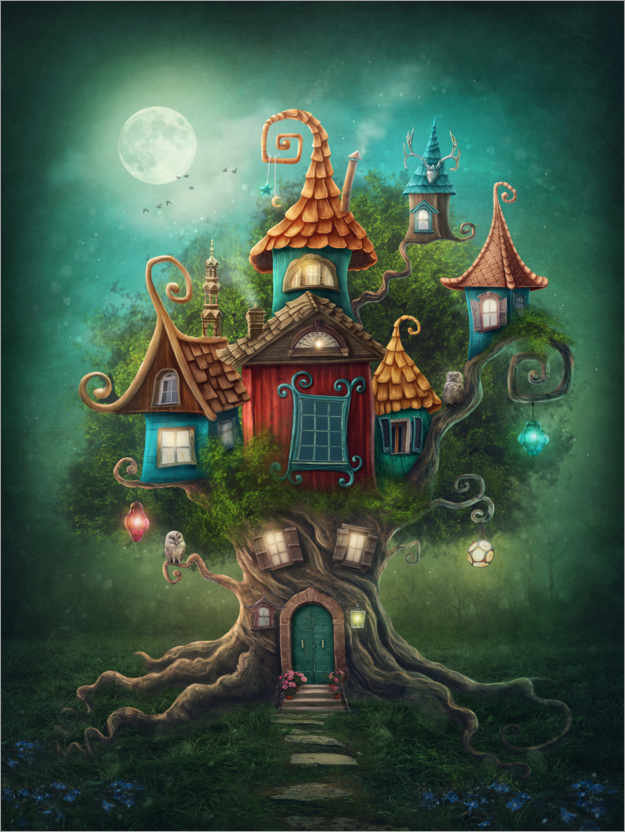 Poster Magisches Baumhaus