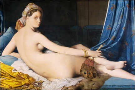 Poster  Die Große Odaliske - Jean-Auguste-Dominique Ingres