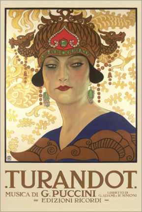 Poster  Turandot (Italienisch) - Leopoldo Metlicovitz