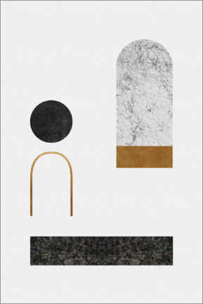 Gallery Print  Abstrakt geometrisch II - Orara Studio