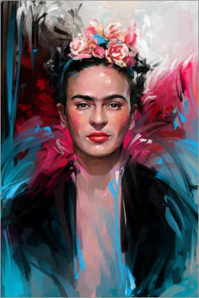 Leinwandbild  Surrealistin Frida Kahlo - Dmitry Belov
