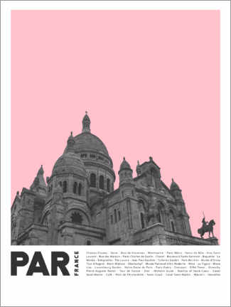 Poster Sehenswürdigkeiten in Paris II