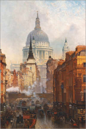 Poster  Ludgate, am Abend - John O'Connor