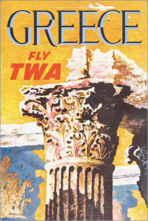 Poster Griechenland via TWA