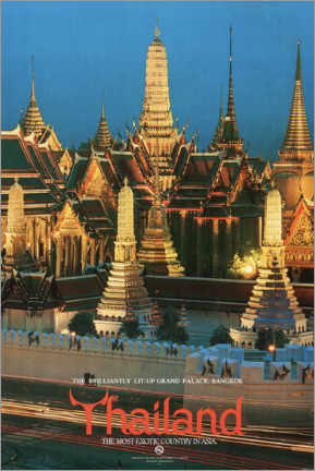 Poster Thailand, das exotischste Land in Asien