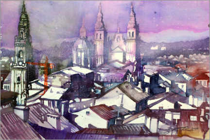 Poster Santiago de Compostela