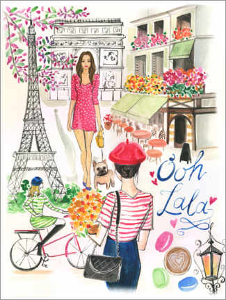 Poster Paris im Frühling