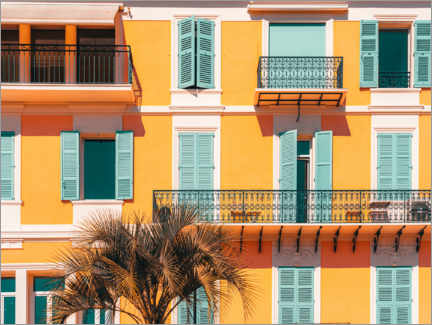 Leinwandbild  Fassade in Cannes, Frankreich - Radu Bercan