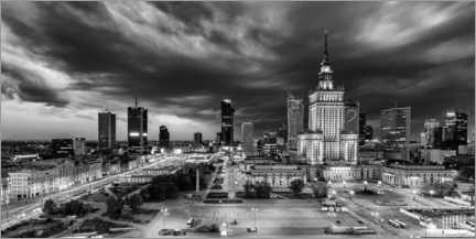 Leinwandbild Kunst-Druck 140x70 Bilder Warschau Polen 