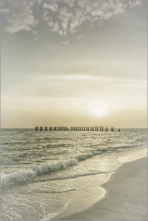 Poster  Sonnenuntergang in Florida - Melanie Viola