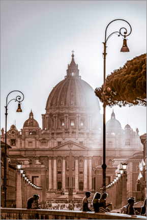 Poster Petersdom in Rom