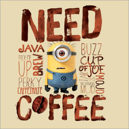 Poster  Carl needs coffee