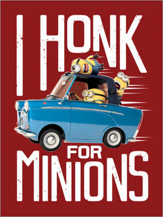 Wandsticker  I honk for minions