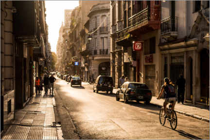 Leinwandbild  Strassen von Buenos Aires - Marcel Gross