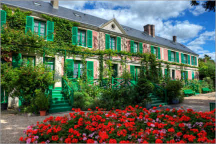 Poster Claude Monet Garten, Giverny