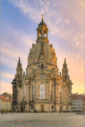Holzbild  Frauenkirche in Dresden - Michael Valjak