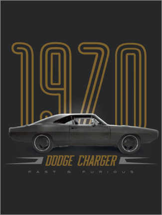 Poster Dodge Charger 1970