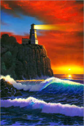 Wandsticker  Split Rock Lighthouse - Chris Hiett
