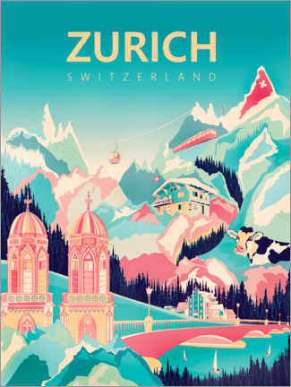 Poster Zürich, Schweiz