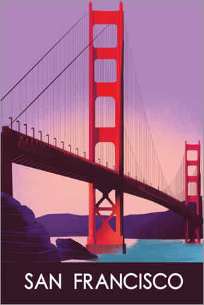 Poster  San Francisco I - Omar Escalante