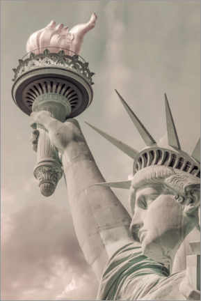 Poster  Die Freiheitsstatue in New York City - Melanie Viola