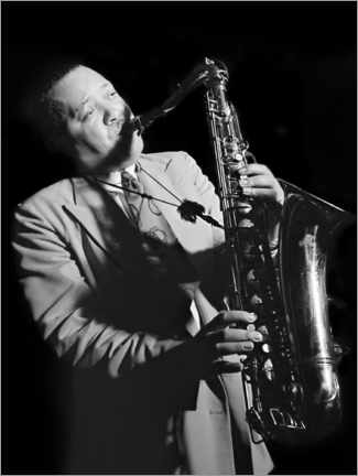 Holzbild  Lester Young - William P. Gottlieb/LOC
