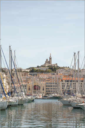 Poster  Marseille Views, Frankreich - Henrike Schenk