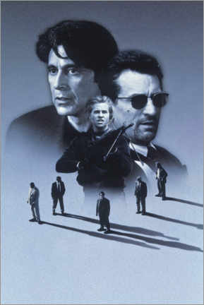 Poster Al Pacino und Robert de Niro, Heat, 1995