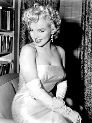 Poster Marilyn Monroe während der Geburtstagsparty der Marilyn Monroe Productions